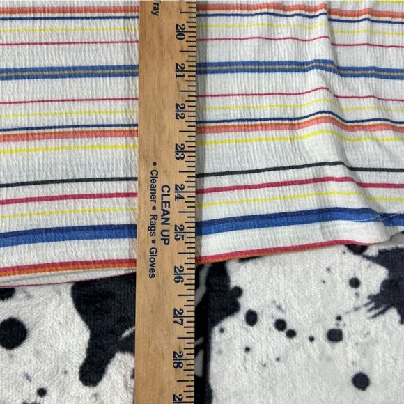 Lane Bryant Relaxed Cap Sleeve Notch Neck Textured Top 0133 - Picture 8 of 9